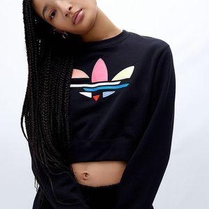 adidas crop top sweater